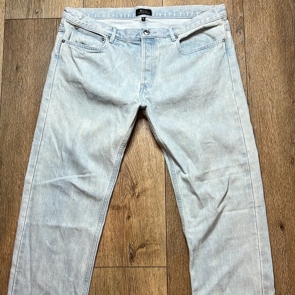 A.P.C. Petit New Standard Light Wash Straight Jeans Size 36 - Picture 4 of 9